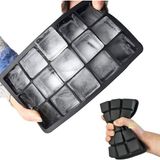 Nacario 15 Bölmeli Silikon Buz Kalıbı – Kolay Çıkarma, Bpa Free, Büyük Küp Buzluk Tepsisi, Ev, Kokteyl ve Içecekler Için Buz Küpü Kalıbı, Dondurucu Dondurma Kalıbı, Buz Kalıpları (1 Adet)