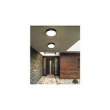 Nacario 15W Artos Siyah LED Nem Su Geçirmez Banyo Bahçe Balkon Modern Tavan Duvar Lambası Beyaz Işık 6500K IP65 Dış Mekan Kullanıma Uygun