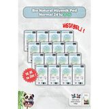 Nacario 16 Al 14 Öde Hijyenik Ped Normal 24'lü Sleepy Bio Natural ve Rosie