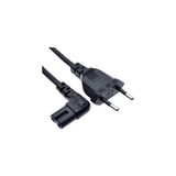 Nacario 2 Metre 90 Derece Teyp Power Kablo 2 Metre Teyp Fişi 2 Metre Teyp Power Kablo 90 Derece