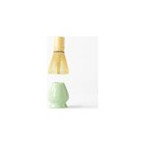 Nacario 2 Parça Matcha Çayı Fırça ve Bamboo Whisk Tutucu Köpürtücü Tutacağı MT165 - Renkli