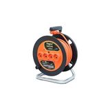 Nacario 20 Metre Makaralı Seyyar Uzatma Kablosu - 3x2.5mm² Kalın Ttr Kablo, Bylion 4 Priz Çıkışlı, Güç Gösterge Işıklı ve Darbeye Dayanıklı Gövde