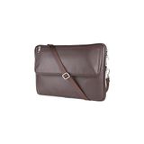 Nacario 2k S.deri Laptop Çantası,tablet Çantası,13.3'' Inç,vegan,omuz ve Valiz Askılı,aksesuar ve Evrak Cepli,24 * 34 * 2 Cm.,kahverengi