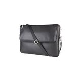 Nacario 2k S.deri Laptop Çantası,tablet Çantası,13.3'' Inç,vegan,omuz ve Valiz Askılı,aksesuar ve Evrak Cepli,24 * 34 * 2 Cm.,siyah