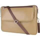Nacario 2k S.deri Laptop Çantası,tablet Çantası,14'' Inç,vegan,omuz ve Valiz Askılı,aksesuar ve Evrak Cepli,25.5 * 36 * 2 Cm.,vizon