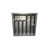 Nacario 36X36 Çekmece Içi Antrasit Kaşıklık Maket Bıçağı Hediyeli (33X32,5 Cm'e Kadar Kesilebilir)
