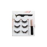 Nacario 3D Manyetik 6 Adet Takma Kirpik Seti 3 Çift + Kirpik Cımbızı + Yapıştırıcı