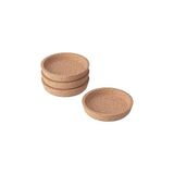 Nacario 4 Adet Ikea 365+ Bardak Altlığı,mantar, Bardak Tutucu 9cm
