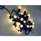 Nacario 5 Metre 28 Mini Top Led Sarı Işık Fişli Siyah Kablo