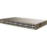 Nacario 50 Perde Bağlantı Noktalı Gigabit Ethernet Anahtarı, 48 Gigabit Bağlantı Noktası + 2 Gigabit Bağlantı Noktası Sfp Anahtarı, Yönetilemez, Vlan, Yıldırım Koruması 6 Kv, LED Gösterge, Masa/duvar/raf