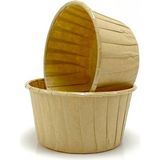 Nacario 50'li Büyük Boy Xl Kraft Muffin Cupcake Kalıbı Jumbo Kek Kapsülü, Airfryer Uyumlu