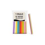 Nacario 50X70 cm Fon Kartonu 10NANLU 10 Renk 1 Rulo Fon Kartonu, Nistabolje