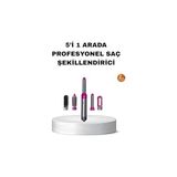 Nacario 5’i 1 Arada Saç Şekillendirme Seti Negatif Iyon Teknolojili ve Hızlı Kurutmalı