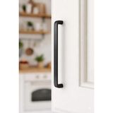 Nacario 5'li Alüminyum Dolap & Çekmece Kulp – Mat Siyah – 5’li Set – Modern Mobilya Kulpu