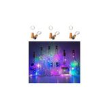 Nacario 6'lı Paket Güneş Enerjili Şarap Şişesi Işıkları, 20 LED Su Geçirmez Bakır Mantar Güneş Işığı Düğün, Noel, Dış Mekan, Tatil, Bahçe, Veranda, Yol Dekoru Için (Renkli)