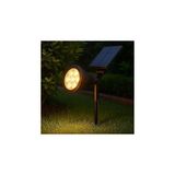 Nacario 7W Solar LED Bahçe Armatürü 3200K Günışığı – Güneş Enerjili Kazıklı & Duvar Montajlı Çim Aydınlatma Lambası – 7 Led, IP65, 90 Lümen, 140X270X95 mm