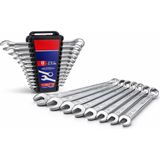 Nacario Aee® 12 Parça Kombine Anahtar Takımı | Cr-V Chrome Vanadium Çelik | Açık Ağız & Yıldız Kombinasyon | 6-22 mm Profesyonel Set