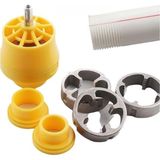 Nacario Aee® Pprc Su Borusu Dış Diş Açma Aparatı Seti – 1/2'' | 3/4'' | 1'' – Matkaba Takılabilir Diş Açma Ucu | Plastik Boru Dış Diş Açma Kalıbı, Dayanıklı Metal Set, Tesisat & Tamir Için