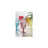 Nacario Akrilik Renkli 6lı Kadeh & Su Meşrubat Kahve Yanı Bardağı 450 ml ( Cam Değildir )