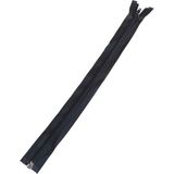 Nacario Aksesuar Siyah Renk 35 cm Plastik Diş Fermuar F1
