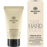 Nacario Alessandro Spa Cream Rich Handcreme Sıkılaştırıcı El Kremi 75 ml