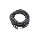 Nacario Alfais AL-4807 3.5 mm Kulaklık Ekleme Uzatma Kablosu Dişi Erkek, Siyah, 10 Metre