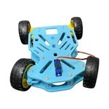 Nacario Arduino Uyumlu Ön Tekerleri Dönebilen 4WD Robot Araba Platform Kiti Seti Monte