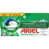 Nacario Ariel HEPSI1ARADA Pods Kapsül Çamaşır Deterjanı 25 Yıkama Dağ Esintisi ile Zorlu Lekelere Karşı Etkili