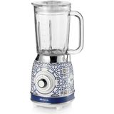 Nacario Ariete Capri Cam Smoothie Blender 0583/0C - 1000 Watt, 1,5 Litre Kapasiteli Cam Sürahi, Buz Kırma Fonksiyonu, 4 Paslanmaz Çelik Bıçak, Ani Parçalama Fonksiyonu