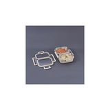 Nacario Aryıldız Bento Dikdörtgen 2 Bölmeli Lunch Box Yemek Termosu Vizon 1000 ml