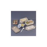 Nacario Aryıldız Bento Dikdörtgen 2 Katlı Lunch Box Yemek Termosu Bej 2000 ml