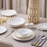 Nacario Aryıldız Crystal Provence Gold 56 Parça 12 Kişilik Yemek Takımı Renkli
