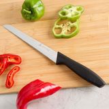 Nacario Aryıldız Primo Lazer Ekmek Bıçağı Siyah 17 cm