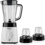 Nacario Arzum AR1057 Maxiblend Sürahi Blender, 500W, 1.5l Hacim, Paslanmaz Çelik Bıçak, Beyaz