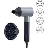 Nacario Arzum AR5169 Revolution Profesyonel Iyonlu Saç Kurutma Makinesi 1600W, Bldc Motoru, Platin Gri