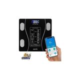 Nacario Asonic BS260 Dijital Bluetooth Baskül, 260X260 Mm, 180 kg Kapasitesi, Siyah