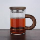 Nacario Atby Akasya Doğal Cam Kupa Demleme Çay Bitki Çayı Detoks Bardağı 400ML