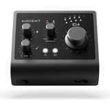 Nacario Audient Ses Arabirimi Id4 Mkıı, Class A Konsol Mikrofon Ön Amplifikatör (Yüksek Hızlı Usb-C, Monitör Karışımı ve Monitör Panning Fonksiyonu, 2 Kulaklık Çıkışı, Mac/pc/ios Uyumlu), Siyah, Id Mkıı