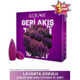 Nacario Auran Lavanta Kokulu Geri Akış Tütsüsü Konik Tütsü Lavander Backflow Incense Cones 10 Adet