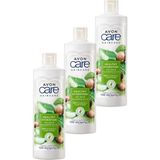 Nacario Avon Care Aloe Vera ve Makademya Fındığı Yağı Şampuan ve Saç Bakım Kremi 700 Ml. Üçlü Set