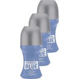Nacario Avon Individual Blue Erkek Rollon 50 Ml. Üçlü Set