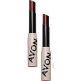 Nacario Avon Tinted Lip Balm Renkli Dudak Balmı Plum 2 Li Set