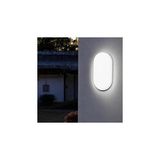 Nacario Aydos 20W Oval Beyaz LED Nemliyer Armatür – IP65 Su Geçirmez Tavan/duvar Lambası, 6500K Beyaz Işık, 2000 Lümen, 27X16.7 Cm, Iç ve Dış Mekan Kullanıma Uygun, Banyo Balkon Bahçe Aydınlatması