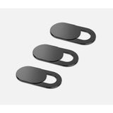Nacario Ayex Web Kamerası Kapağı, Webcam Cover, Notebook, Laptop, Macbook, Telefon, Tablet Için Kamera Kapatıcı, Gizleyici Siyah (3 Adet)