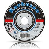 Nacario BADEM10 Karbosan Metal Kesici Taş Disk Taşlama Spiral Demir Kesme Diski 180X3.0X22.23 mm
