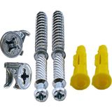 Nacario BADEM10 Mi-Fiks Kolay Montaj Gizli Raf Tutucu Taşıyıcı Set 8 cm