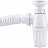Nacario BADEM10 Sifon Körüklü Sökülebilir Tas'lı Temizlenebilir Mutfak Banyo Lavabo Taşı Gider Borusu Plastik 38 cm