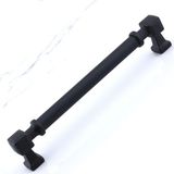 Nacario BADEM10 Talas Siyah Renk Metal Kulp 160 mm Mutfak Dolap Çekmece Mobilya Dolabı Kapak Kulpları Kulb 16 cm