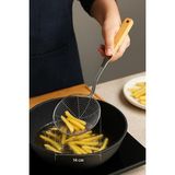 Nacario Bambum Ladle - Bambu Saplı Tel Kevgir 14CM