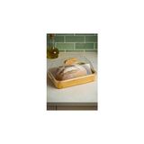 Nacario Bambum Modica - Akrilik Kapaklı Bambu Kek Fanusu Dikdörtgen Küçük